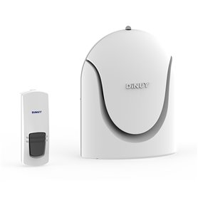 Kit pulsador + timbre a pilas 200m DINUY TI HEB K28