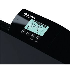 Radiador termico seco VITRO ducaheat 1600 DUCASA 0.637.977 Black