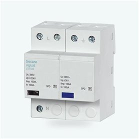 Protector sobretensiones transitorias tipo1 Toscano V2T-100 230V Monofasico 10002711