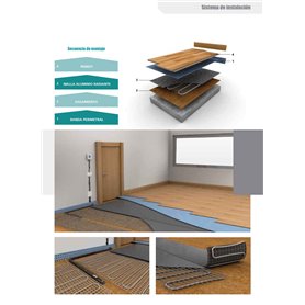 Malla suelo radiante 840W 6.0m² x 12m MAF DUCASA 0.525.156