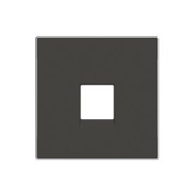 Tapa toma telefono Niessen 8517 NS serie Sky Negro Soft