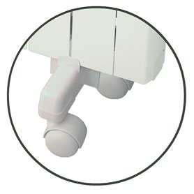 Base con ruedas para emisor REA EV CONFORT 260300024 