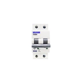 Interruptor Automatico SASSIN B62C32N 2 POLOS 32A 6KA
