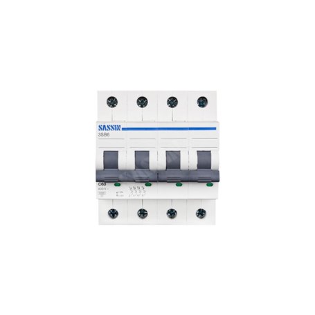 Interruptor Automatico SASSIN B64C50N 4 POLOS 50A 6KA 