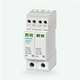 Protector sobretensiones tipo 2 TOSCANO V3T-30 400V Trifasico 10001751