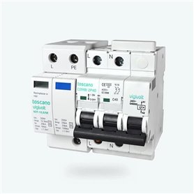 Protector sobretensiones mixto TOSCANO COMBI-2P40T12,5/50B 10003100
