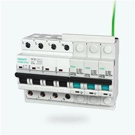 Protector sobretensiones mixto TOSCANO COMBI-MINI-4P50T15 10002917