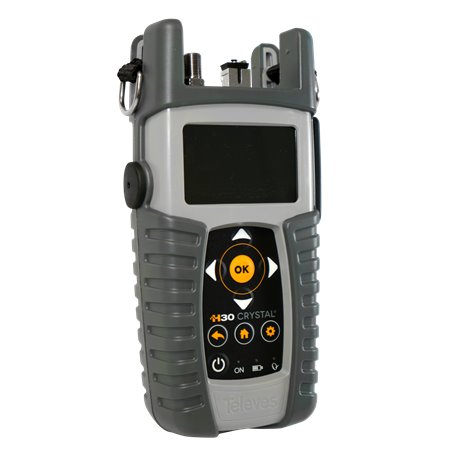 Medidor de campo H30CRYSTAL DVB-S/S2 + DVB-T/T2 + DVB-C F.O. selectiva TELEVES 593624