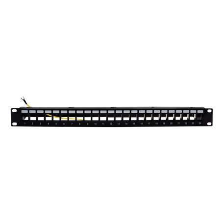 Panel RACK 19" 1U hasta 24 conectores RJ45 UTP/FTP TELEVES 533187