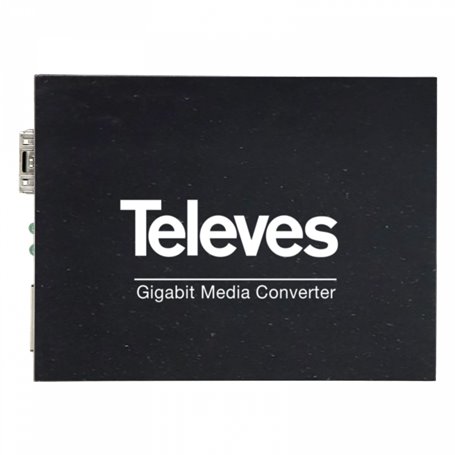 Conversor de medios RJ45-SFP SM/MM compatible SFPs TELEVES 769215