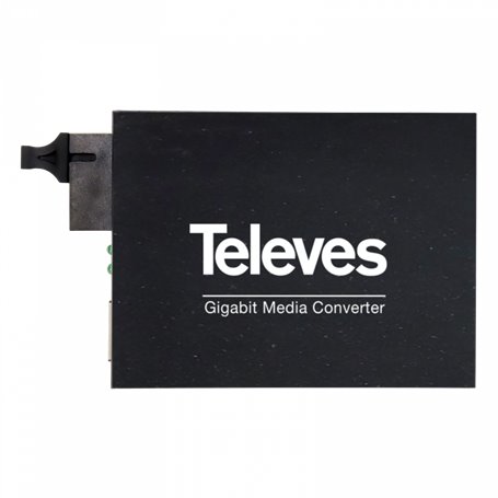 Conversor de medios RJ45-SFP SM TX1550nm RX1310nm TELEVES 769217