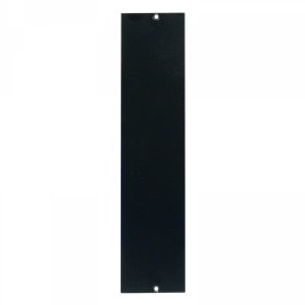 Placa ciega embellecedora T.oX negro 5U TELEVES 5673