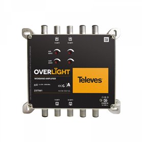 Amplificador WideBand Overlight 13dB 250...2400MHz TELEVES 237561