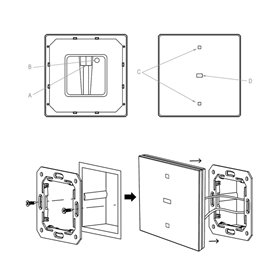 Sensor proximidad Laüka Dot cristal negro DINUY PU KNT PR1 Cobre