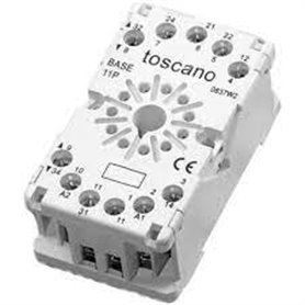 Base undecal 11 pines para carril DIN BASE11P TOSCANO 50005393