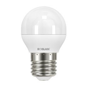 Bombilla esferica Led E-27 5w 45mm ROBLAN SKYA15CE27  3.000 k 