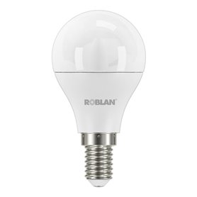 Bombilla esferica Led E-14 7.5w 45mm ROBLAN SKYA1508CE14 3.000 k 
