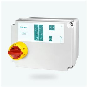 Cuadro proteccion/control 2 bombas 230/400VAC mono/trifasica 0...12A V2P TOSCANO 10000188