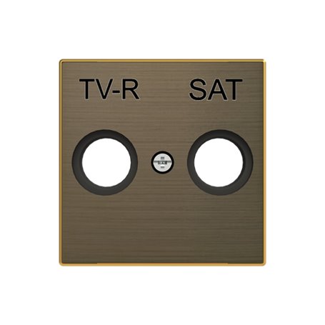 Tapa para toma TV Niessen 8550.1 OE serie Sky Oro Envejecido