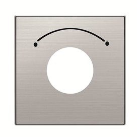Tapa acero inox para interruptor/conmutador 2 posiciones NIESSEN 8553 AI serie SKY