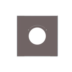 Tapa taupe para conmutador 3 posiciones NIESSEN 8553.1 TP serie SKY