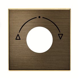Tapa oro envejecido para conmutador 3 posiciones NIESSEN 8553.1 OE serie SKY