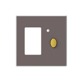 Tapa taupe magnetotermico y diferencial NIESSEN 8534 TP serie SKY