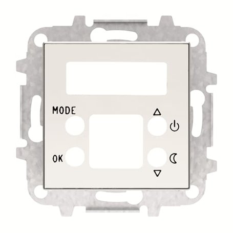 Tapa blanca termostato digital NIESSEN 8540.5 BL serie SKY