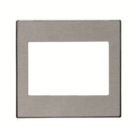 Tapa acero inox toma altavoz por borna NIESSEN 8557.1 AI serie SKY