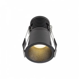 Mini downlight LED empotrable VIENNA 5 HOFFLIGHTS 1.1041.0211 negro 2700K