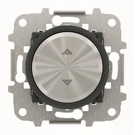 Interruptor electrónico de persianas Niessen 8630.3 CN serie Skymoon Cristal Negro