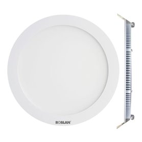 Downlight Led 12w ROBLAN LEDPANEL12 6.500 k Blanco