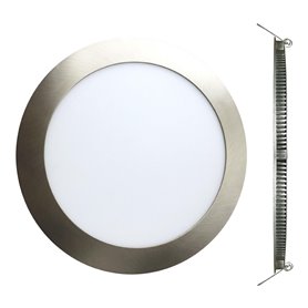 Downlight Led 12w ROBLAN LEDPANEL12NIB 6.500 k Niquel Satinado