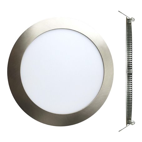 Downlight Led 18w ROBLAN LEDPANEL18NIC 3.000 k Niquel Satinado