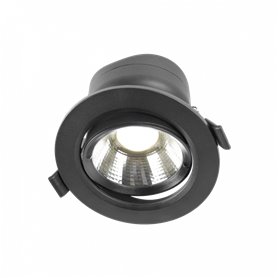Empotrable LED de techo LIBERTAD 6 HOFFLIGHTS 1.1150.7218 negro
