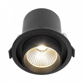 Empotrable LED de techo ANDORRA 20 HOFFLIGHTS 1.1071.0212 negro 3K