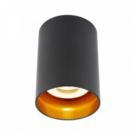 Downlight de superficie BOGOTA round HOFFLIGHTS 1.2020.1290 negro/oro