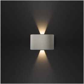Aplique Led exterior KYOTO up/down HOFFLIGHTS 2.3055.1112 blanco