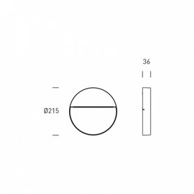 Luminaria Led señalizacion exterior ATHENS 9 round HOFFLIGHTS 2.3511.1112 blanco