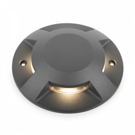 Empotrable suelo Led señalizacion exterior DUBLIN 4 lados HOFFLIGHTS 2.4124.1312
