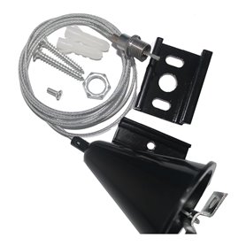  Kit de Suspension para Carril Roblan TRACKSUSN Negro