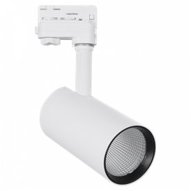 Proyector Led para carril FRANCE 40 HOFFLIGHTS 1.5142.1114 blanco 4K