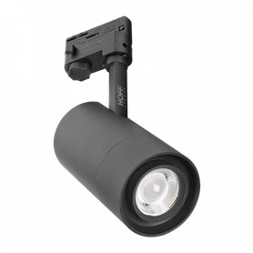 Proyector Led para carril JAPAN HOFFLIGHTS 1.5001.2214 negro 4K