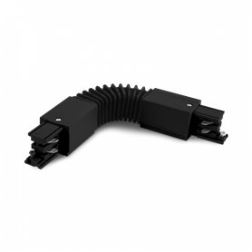 Union flexible para carril 3F ON-OFF HOFFLIGHTS 1.5000.8217 negro