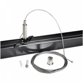 Kit suspension 5m para carril 3F HOFFLIGHTS 1.5000.8002 negro