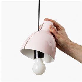 Lampara colgante FARO Barcelona 64257 VENICE Rosa brillo