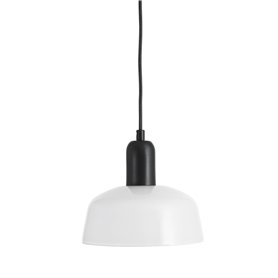 Lampara colgante FARO Barcelona 20339-116 TATAWIN S Negro satinado/Opal
