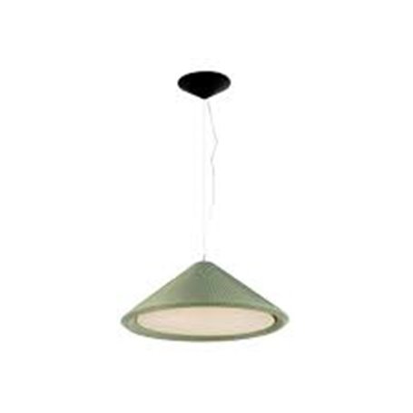 Lampara colgante FARO Barcelona 20122 SAIGON IN 700 Negro mate/Verde