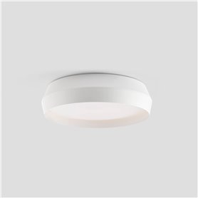 Lampara Led plafon FARO Barcelona 64277 SHOKU 350 Blanco/Blanco