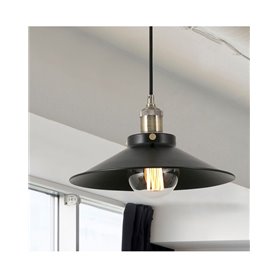 Lampara colgante Faro Barcelona Marlin 64133  Negro/Oro